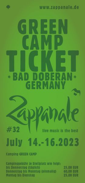 GreenCamp Camping - Zappanale 2023