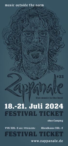 Festival-Ticket - Zappanale 2024, 18.-21. Juli